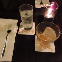 ウィスキーオンザロック