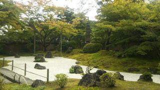 庭園があるお寺