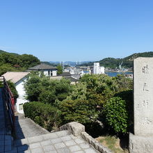 旧居とそこからの眺め