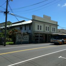 珍しくしたたー前をバスが通ったので撮影しました