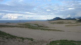 二度目の砂丘、思ったより緑豊か ♪