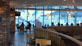 眺めの良いカフェ