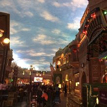 中のあるレストラン街