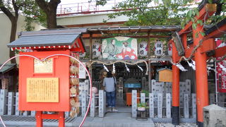 「お初天神」の境内にあります