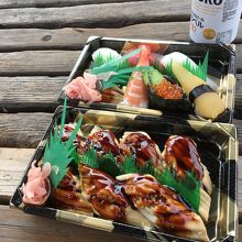 上穴子にぎり　上にぎり