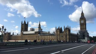ビックベンと国会議事堂を撮影
