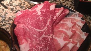 ランチでしゃぶしゃぶならここでミックス