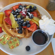 ヘルシーワッフル。