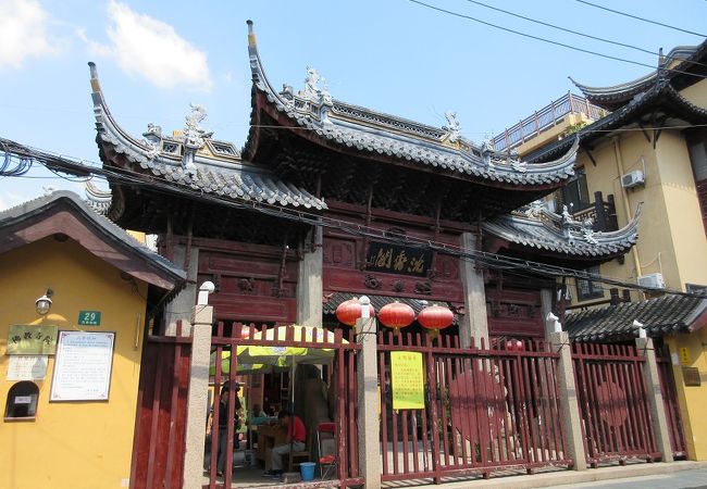 伝統的な中国建築の尼寺。