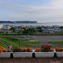 道の駅から見た厚岸湾