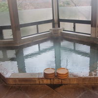 女湯（内湯）　珍しい湯船の形