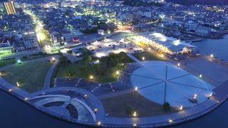 空から見たマリンパーク