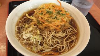 かき揚げそば！