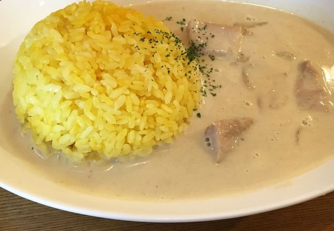 珍しいホワイトカレー