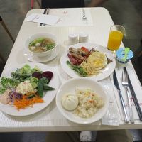 ホテルのレストランで食べた朝食バイキング