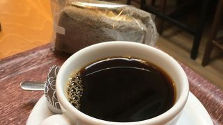 ハンドドリップのコーヒー