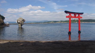 鳥居が出来ていてびっくり！