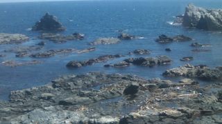 バスだとあっという間に通り過ぎてしまう北海道最南端です