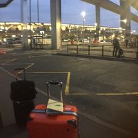 エレベーターに乗るギリギリのサイズでした