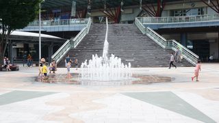 噴水付き広場