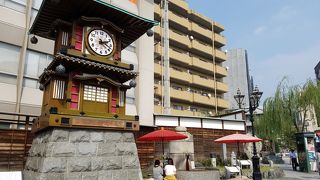 道後温泉駅前の足湯