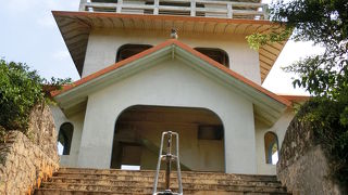 来間島の展望台で与那覇前浜が正面に見える