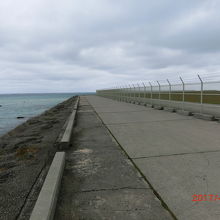 下地島空港RW17エンド横ぼビーチ