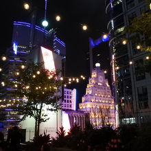 ルーフトップバーからの景色