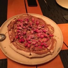 デザートもピザ