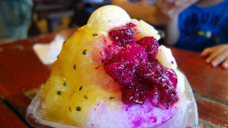 沖縄で台湾が食べれる。おいしいかき氷です。