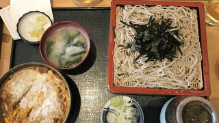 本格そばで定食がお得