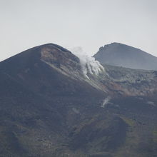 噴煙もよく見える