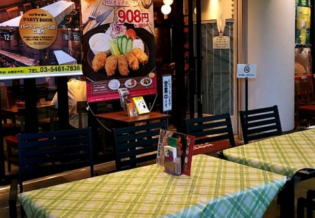 品川インターシティの銀座ライオン