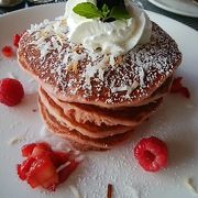 ピンクパレスパンケーキ