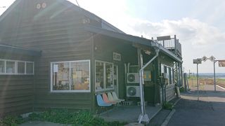 オホーツク海を眺められる駅