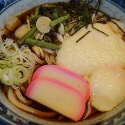 いただいたのは、山菜うどん