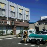 駐車場は広いです。