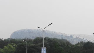 ツアーで訪問しました。北京オリンピックの会場です！