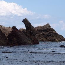 ゴジラ岩ではありません