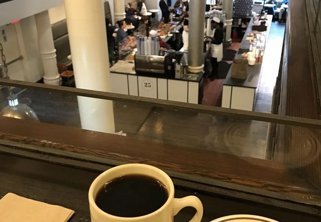 二階から見下ろせる