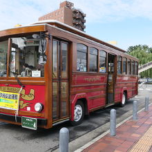 レトロ調がいいシャトルバス