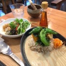 白カレーセット