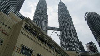 買い物帰りに噴水ショー