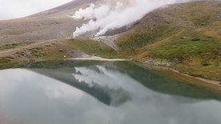 旭岳を映し出す絶景が楽しめます