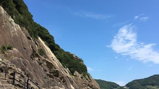 波が作った景勝地