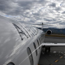 小さい飛行機です
