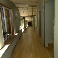 客室棟の廊下