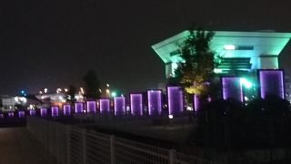 意外なところに夜景スポットがありました