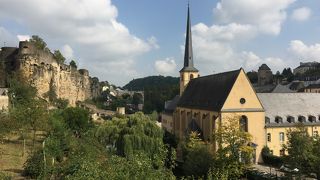 渓谷下のグルンド