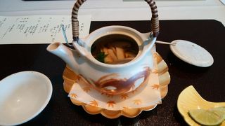 正統派和食　松茸が美味でした